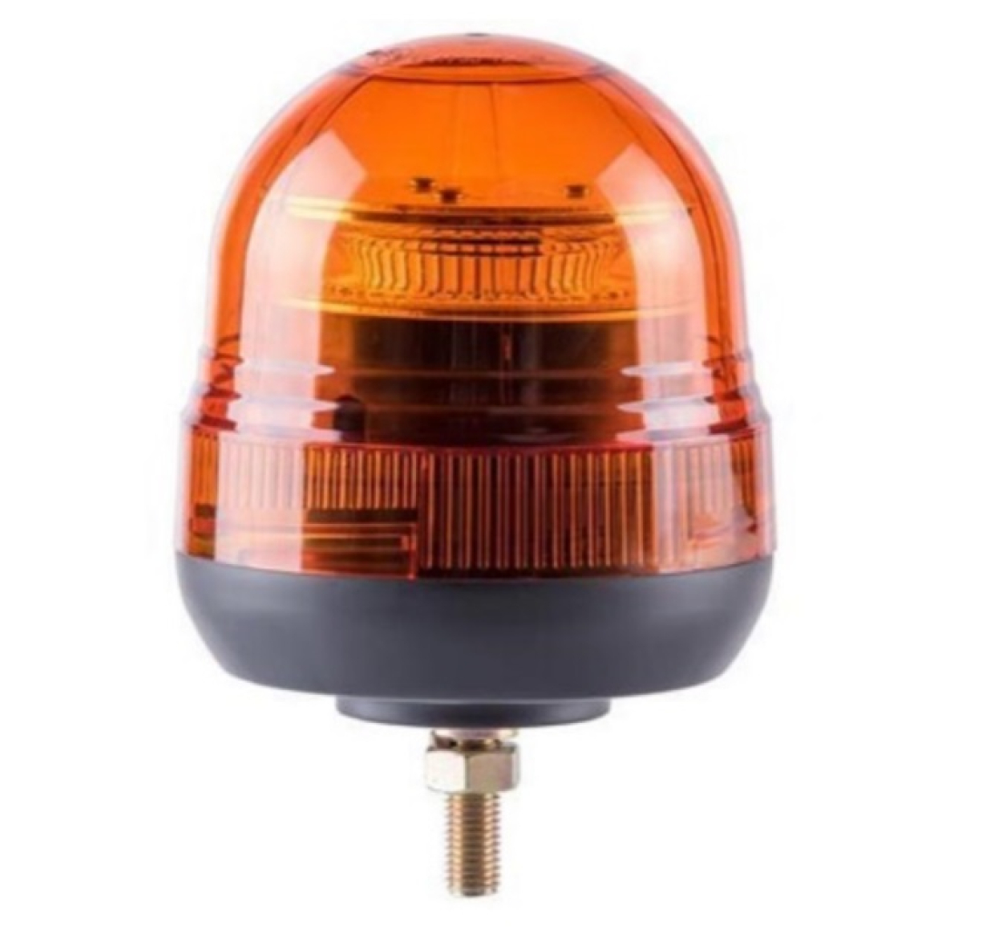 ROTIRAJUĆE SVJETLO NARANČASTO 12/24V NA VIJAK